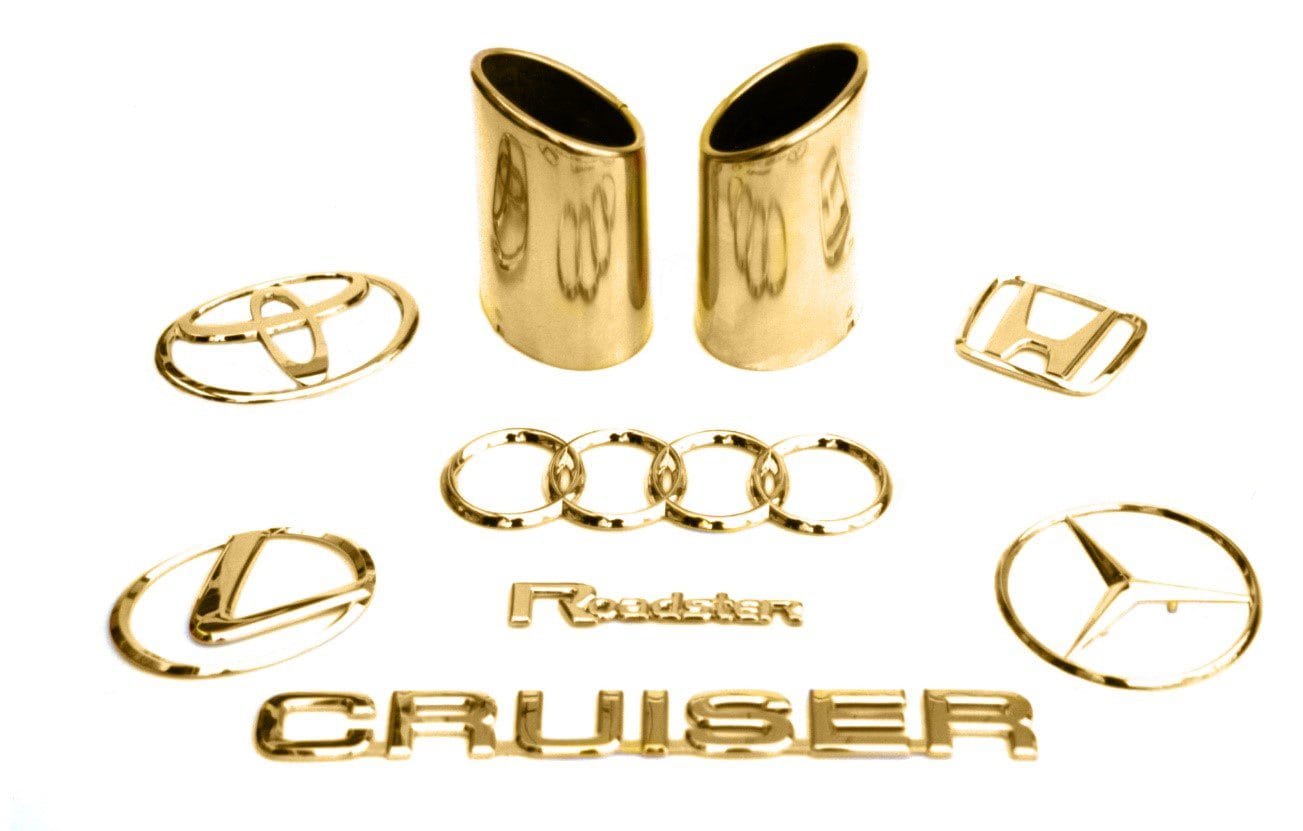 Lexus Gold badge kit ready to send through the post