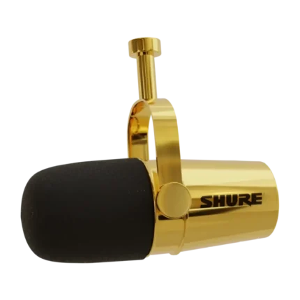 24k Gold SHURE Microphones
