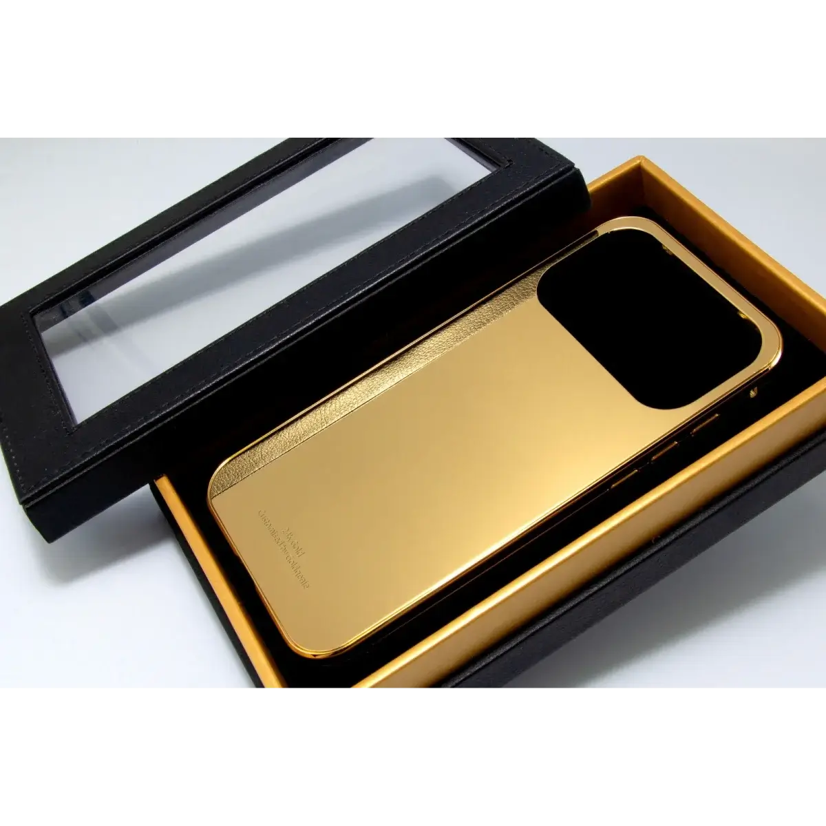 24k Gold iPhone 17 Pro Pro Max Custom Cover.webp 24k Gold iPhone 17 Pro Pro Max Custom Cover.webp